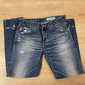 AG Jeans Ex-boyfriend distressed denim size 24